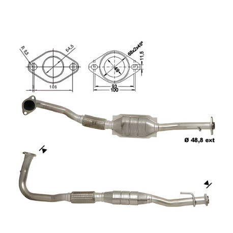 DPF a katalyzátory Magnaflow pre konkrétny model Magnaflow Katalyzátor na TOYOTA | race-shop.sk