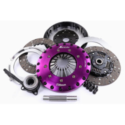 KVW23698-2A Xtreme Performance 230mm Sprung hub Organic Twin Plate Clutch Kit Incl Flywheel & CSC 1000Nm (8 bolts)