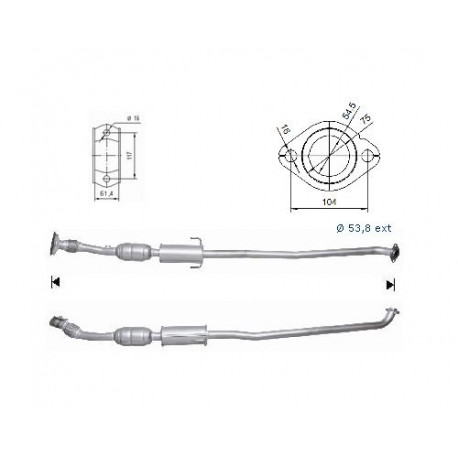 DPF a katalyzátory Magnaflow pre konkrétny model Magnaflow Katalyzátor na TOYOTA | race-shop.sk