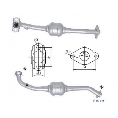 DPF a katalyzátory Magnaflow pre konkrétny model Magnaflow Katalyzátor na TOYOTA | race-shop.sk