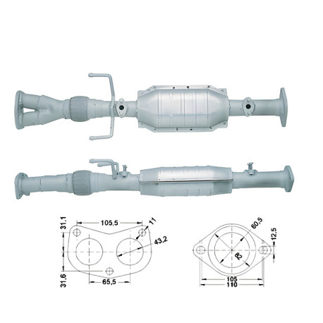 DPF a katalyzátory Magnaflow pre konkrétny model Magnaflow Katalyzátor na TOYOTA | race-shop.sk