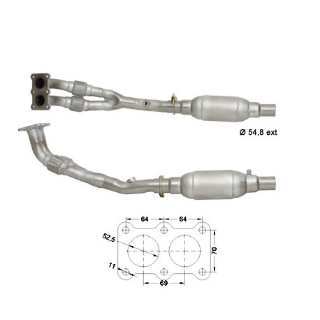 DPF a katalyzátory Magnaflow pre konkrétny model Magnaflow Katalyzátor na VOLKSWAGEN | race-shop.sk