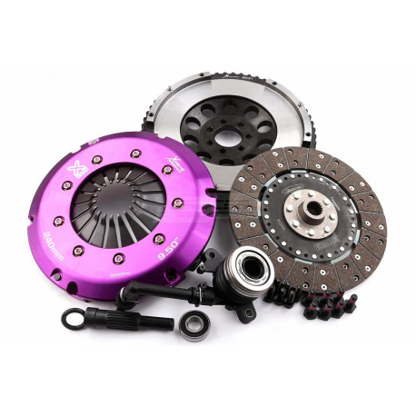 Spojky a zotrvačníky Xtreme KRE24617-1G Xtreme Performance Rigid Organic Plate Clutch Kit Incl Flywheel & CSC | race-shop.sk