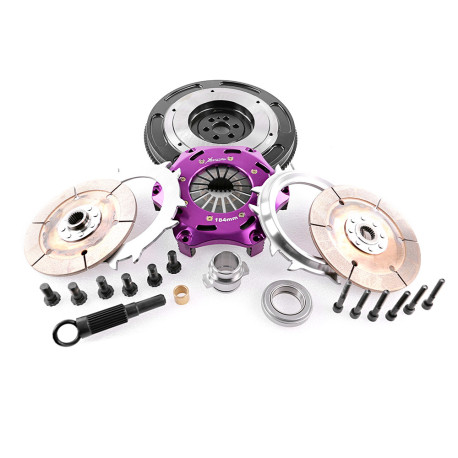 Spojky a zotrvačníky Xtreme KNI18520-2E Xtreme Performance 184mm Rigid Ceramic Twin Plate Clutch Kit Incl Flywheel 1220Nm | race-shop.sk