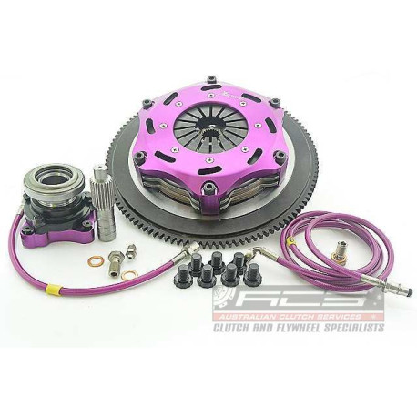 Spojky a zotrvačníky Xtreme KMI18683-2E Xtreme Performance 184mm Rigid Ceramic Twin Plate Clutch Kit Incl Flywheel & CSC 1220Nm | race-shop.sk