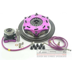 KMI18682-2E Xtreme Performance 184mm Rigid Ceramic Twin Plate Clutch Kit Incl Flywheel & CSC 1220Nm