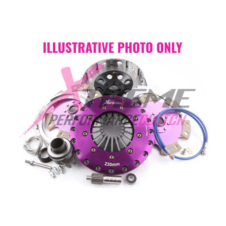 Spojky a zotrvačníky Xtreme KFD23661-2E Xtreme Performance 230mm Rigid Ceramic Twin Plate Clutch Kit Incl Flywheel & CSC 1800Nm | race-shop.sk