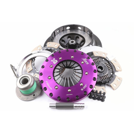 Spojky a zotrvačníky Xtreme KFD23658-2B Xtreme Performance 230mm Sprung Ceramic Twin Plate Clutch Kit Incl Flywheel & CSC 1000Nm | race-shop.sk