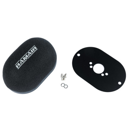 Filtre pre karburátory RAMAIR domed carb air filter with baseplate to fit SU HS4, HIF4, HIF38 (Mini Offset) | race-shop.sk