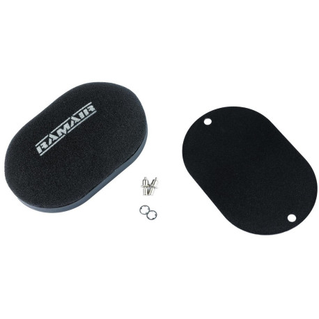 Filtre pre karburátory RAMAIR domed carb air filter with blank baseplate | race-shop.sk