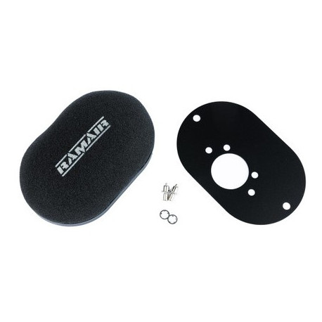 Filtre pre karburátory RAMAIR domed carb air filter with baseplate to fit SU HIF6, HIF44 1.7in | race-shop.sk