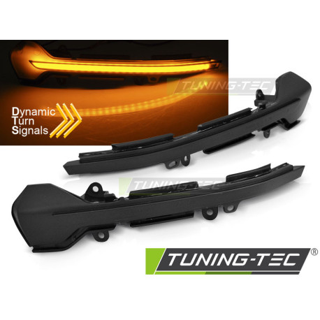 Bazár BOČNÉ SMEROVKY V ZRKADLE TMAVÉ LED SEQ pre SEAT LEON 12-16 / IBIZA 17- / ARONA 17- poškodené | race-shop.sk