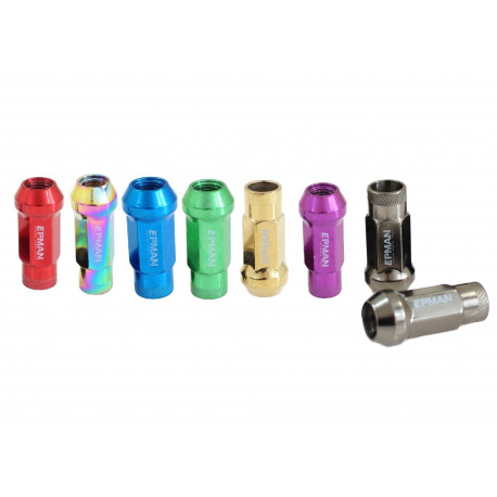 Bazár Sada 20ks matíc EPMAN M12x1.5 / M12x1.25 rôzne farby NEKOMPLETNÉ | race-shop.sk
