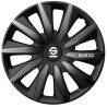 SPARCO kryty kolies (puklice) MILANO - 16" (čierno-sivá)