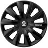 SPARCO kryty kolies (puklice) MILANO - 15" (čierna)