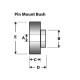 SuperPro Pin Style Shock Absorber Mount (80ShA) | race-shop.sk