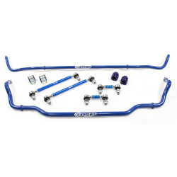 SuperPro Front & Rear Sway Bar Kit 24mm + 18mm Adjustable for Kia Stinger CK 2017-