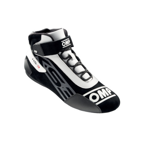 Akcie Kartingové topánky OMP KS-3, čierna/biela | race-shop.sk