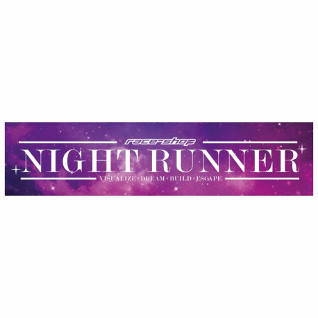 Nálepky na čelné sklo Nálepka race-shop NightRunner na čelné okno | race-shop.sk