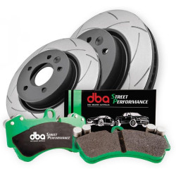 DBA Brake Kit Street Series T2 Slotted & Street Performance Brake Pads DBA3160S-2379SP