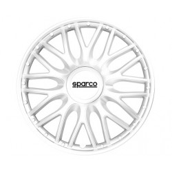 SPARCO kryty kolies (puklice) SPARCO ROMA - 16" (strieborná) POŠKODENÉ