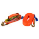 Upínacie popruhy, gurtne Ratchet Tie Down Strap with J Hooks 5m/1T/25mm | race-shop.sk