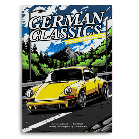 Reklamné predmety a darčeky Revoke "German Classics" colouring book - German cars | race-shop.sk