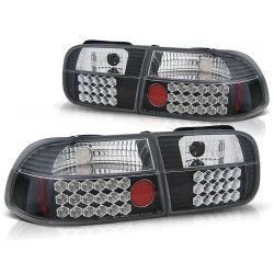 LED ZADNÉ SVETLÁ HONDA CIVIC 09.91-08.95 2D/4D ČIERNA LED