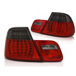 LED ZADNÉ SVETLÁ ČERVENÉ TMAVÉ pre BMW E46 04.03-06 COUPE