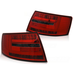 LED BAR ZADNÉ SVETLÁ ČERVENÁ DYMOVÉ pre AUDI A6 C6 SEDAN 04.04-08 7-PIN