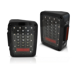 LED ZADNÉ SVETLÁ CHRYSLER JEEP WRANGLER JK 07-18 LED ČIERNA