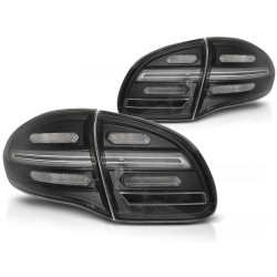 LED PÁS ZADNÉ SVETLÁ ČIERNE SEQ pre PORSCHE CAYENNE 10-15