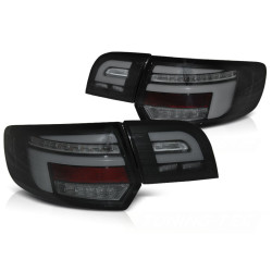 LED PÁS ZADNÉ SVETLÁ ČIERNE SEQ pre AUDI A3 8P 5D 03-08