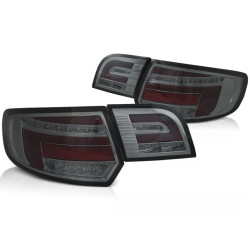 LED PÁS RED ZADNÉ SVETLÁ TMAVÉ SEQ pre AUDI A3 8P 5D 08-12