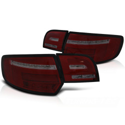 LED PÁS ZADNÉ SVETLÁ ČERVENÉ TMAVÉ SEQ pre AUDI A3 8P 5D 08-12