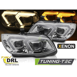Xenónové predné svetlá LED CHRÓM ŽLTÉDRL pre BMW E92 / E93 LCI 10-13