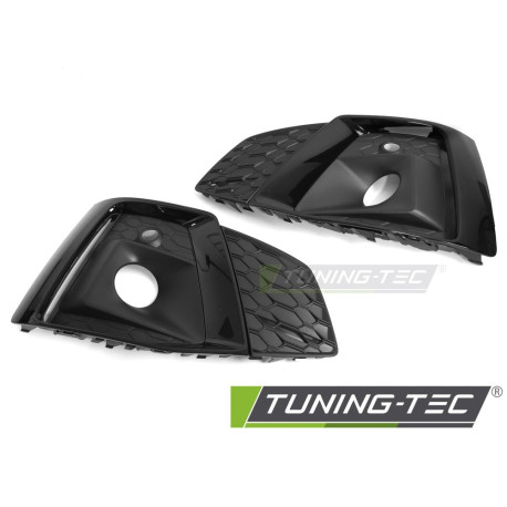 Body kit a vizuálne doplnky KRYT HMLOVÉHO SVETLA LESKLÁ ČIERNA pasuje na AUDI A5 F5 19-23 | race-shop.sk