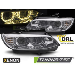 Xenónové predné svetlá LED CHRÓM ŽLTÉDRL pre BMW E92 / E93 06-10