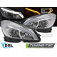 Osvetlenie Predné svetlá LEDchrómovéSEQ DRL pre MERCEDES W204 11-14 | race-shop.sk