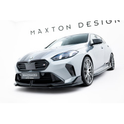 MAXTON DESIGN predný splitter pre BMW M135i M Performance F70, lesklá čierna, V3