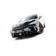 MAXTON DESIGN Street Pro predný splitter pre Cupra Leon ST / Hatchback Mk1 Facelift, čierna-červená