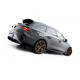 MAXTON DESIGN Street Pro difúzory prahov pre Cupra Leon ST / Hatchback Aero Mk1 / Mk1 Facelift, čierna-červená