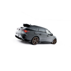 MAXTON DESIGN Street Pro difúzory prahov pre Cupra Leon ST / Hatchback Aero Mk1 / Mk1 Facelift, čierna + lesklé klapky