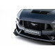 Body kit a vizuálne doplnky Street Pro Predný splitter + klapky Ford Mustang Dark Horse Mk7 (Čierna-Červená + lesklé klapky) | race-shop.sk