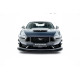Body kit a vizuálne doplnky Street Pro Predný splitter + klapky Ford Mustang Dark Horse Mk7 (Čierna-Červená + lesklé klapky) | race-shop.sk