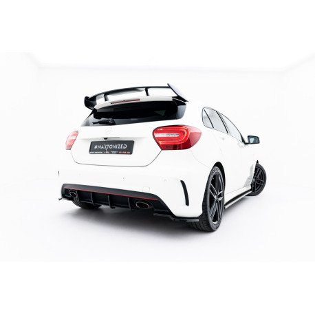 Body kit a vizuálne doplnky Street Pro Zadný Difúzor Mercedes-Benz A AMG-Line W176 (červený) | race-shop.sk