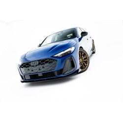 Street Pro Front splittre Audi A5 S-Line / S5 Sedan / Avant B10 (Čierny + Lesklé Klapky)