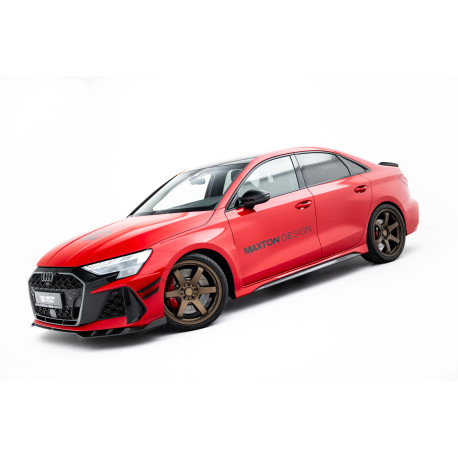 Body kit a vizuálne doplnky MAXTON DESIGN bočné prahy pre Audi RS3 Sedan 8Y Facelift, V2, prepreg karbón | race-shop.sk