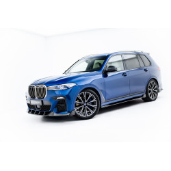 MAXTON DESIGN sada splitterov pre BMW X7 M-Pack G07, prepreg karbón