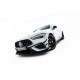 Body kit a vizuálne doplnky Street Pro Predný splitter + klapky Mercedes-AMG CLE 53 Aero C236 (čierny + lesklé klapky) | race-shop.sk